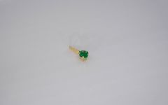 Золотая подвеска с природным изумрудом - 2