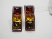 Серьги из серебра с Янтарём - 97