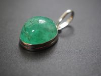 Серебряная подвеска с натуральным изумрудом 20,60 карат - 762