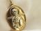 Подвеска иконка Николай Чудотворец серебро с золочением-555