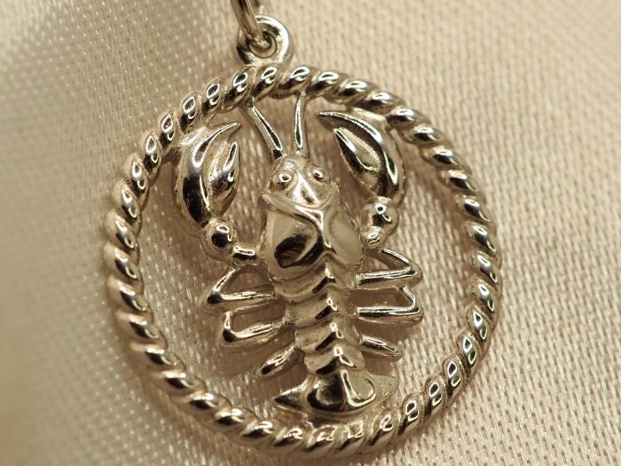 Серебряная подвеска Знаки Зодиака Рак из серебра 925-618